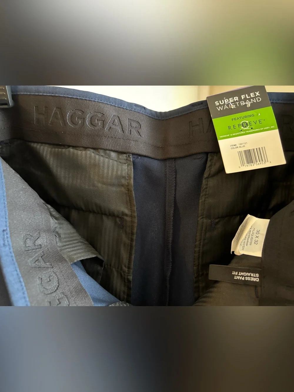 Haggar Navy Blue Men’s Dress Pants - NWT 30 x 32